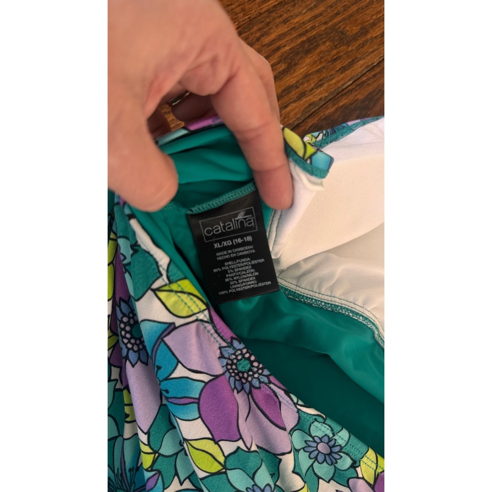 Women's Floral One Piece Swimsuit Size XL (16-18) - Picture 4 of 4